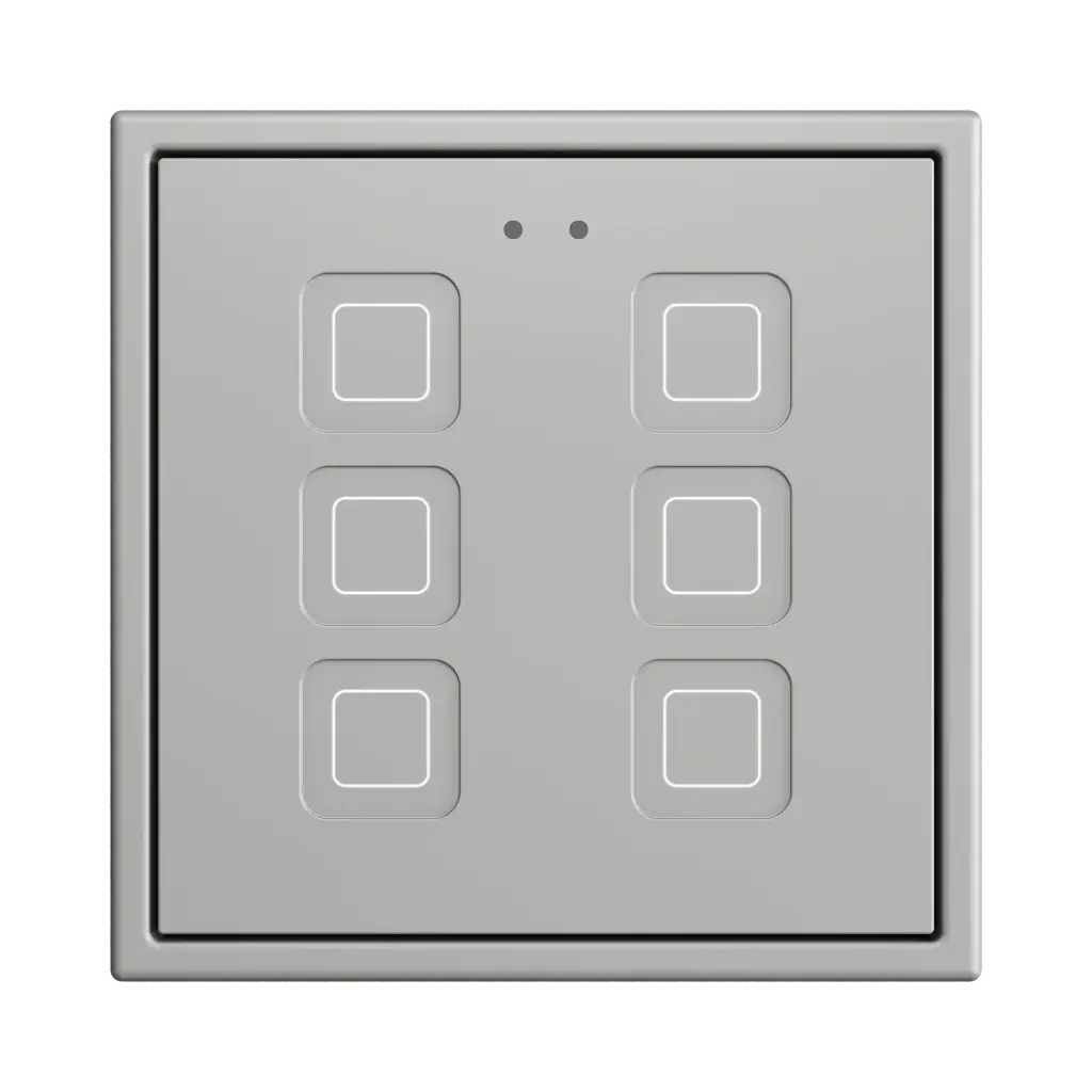 Zennio Tecla RGB 70 X6 (Zilver)