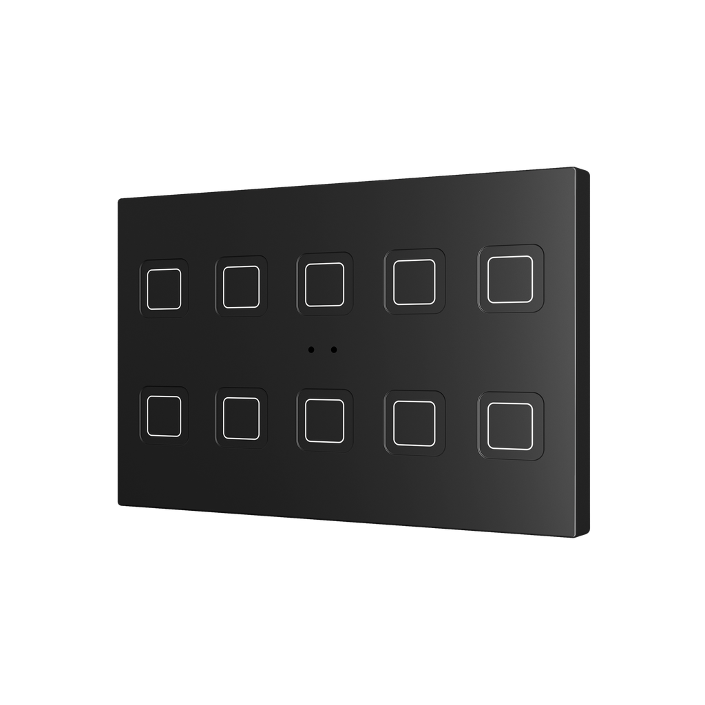 Zennio Tecla RGB XL X10 (Antraciet)