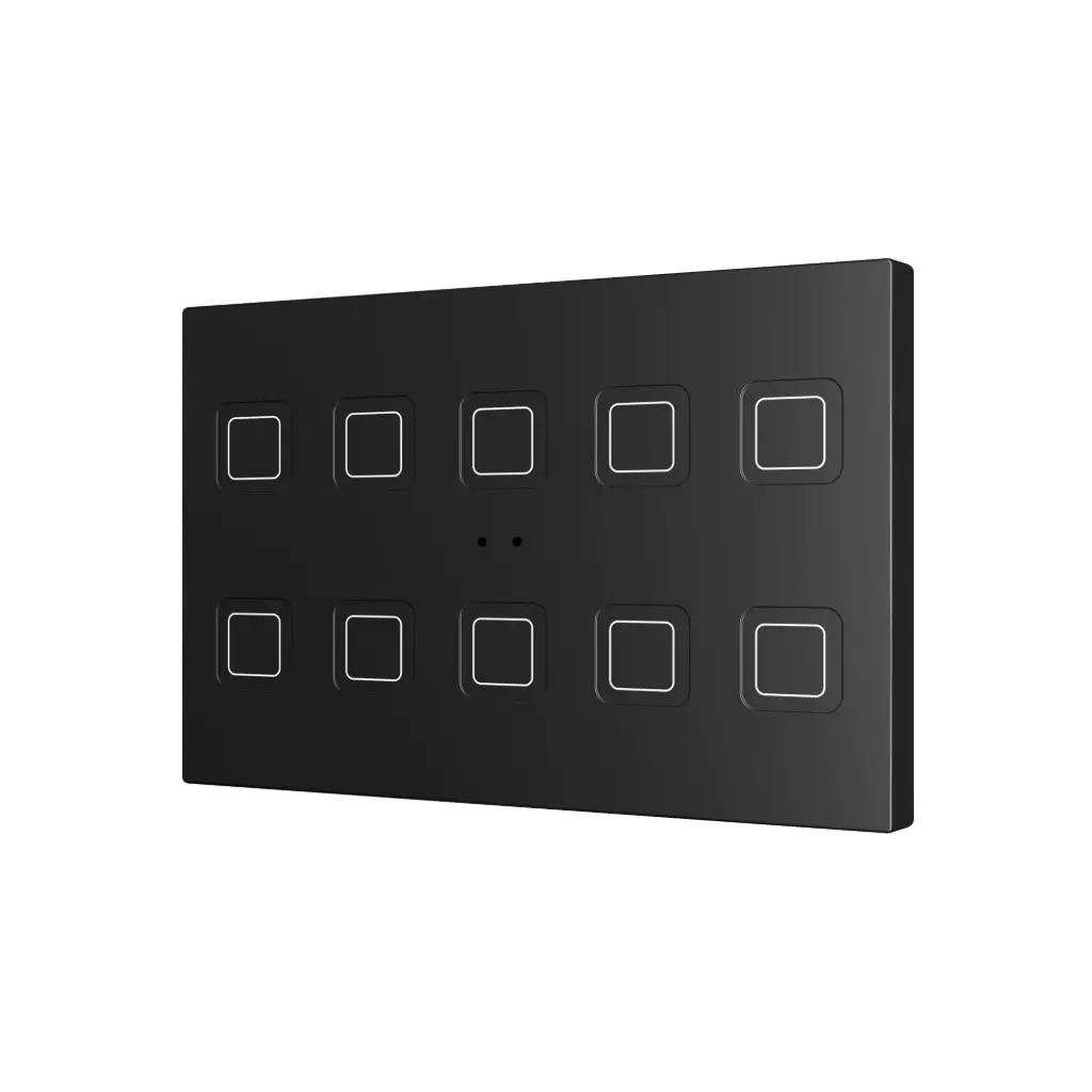 Zennio Tecla RGB XL X10 (Antraciet)