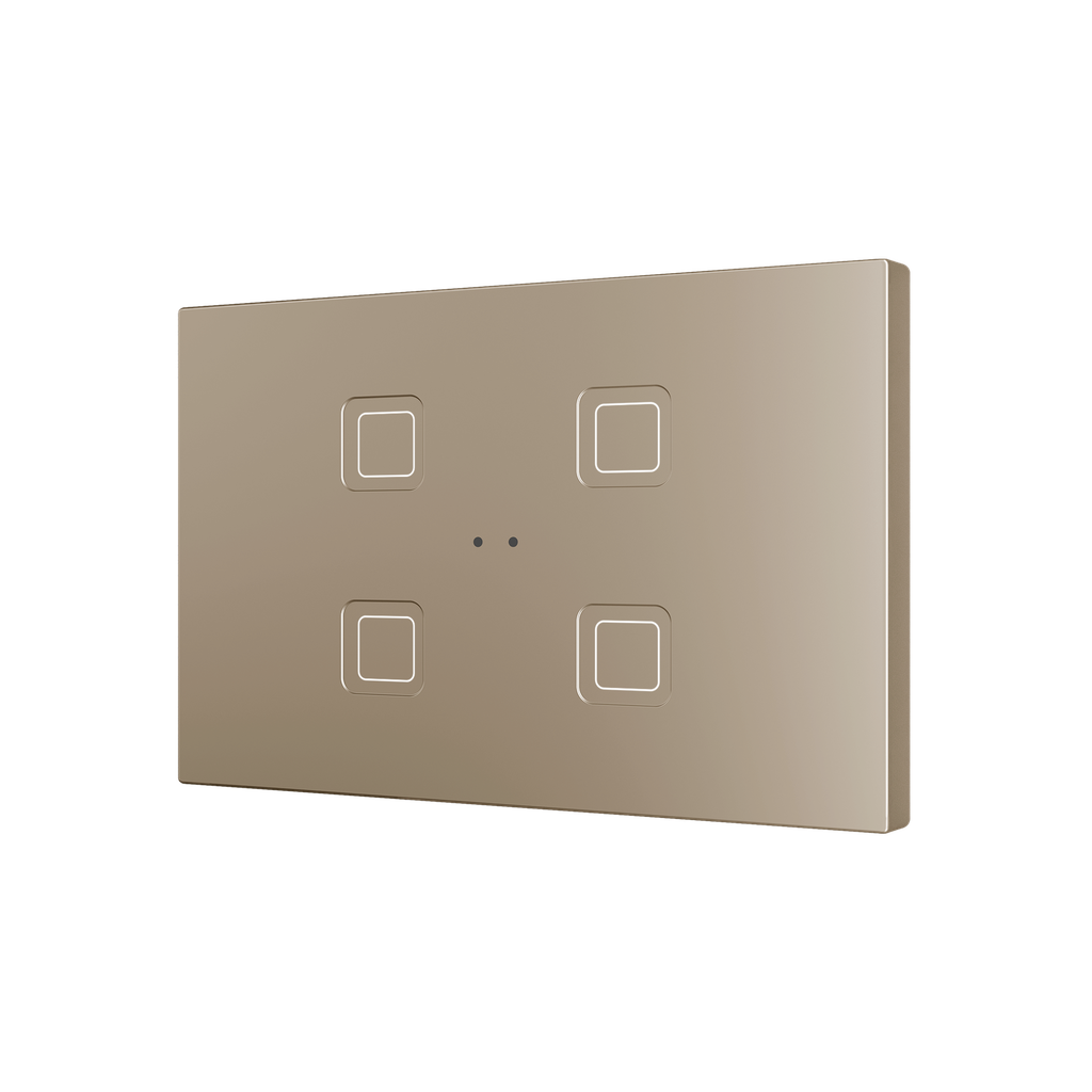Zennio Tecla RGB XL X4 (Champagne)