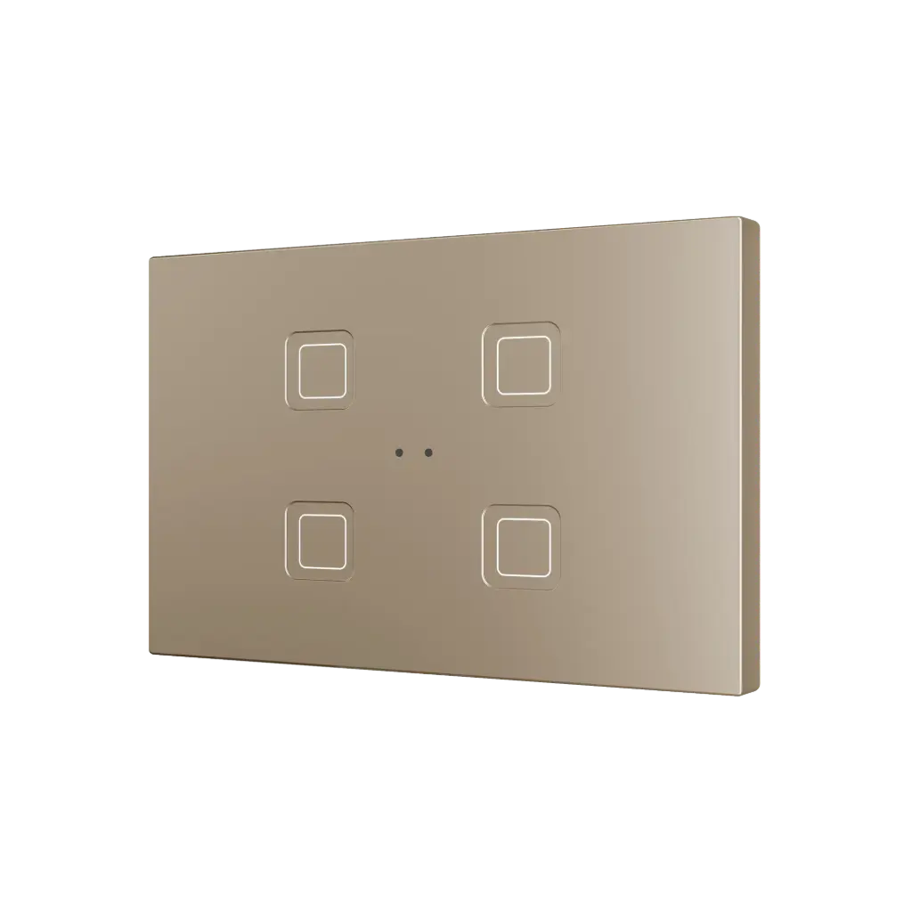 Zennio Tecla RGB XL X4 (Champagne)