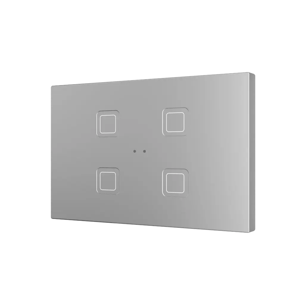 Zennio Tecla RGB XL X4 (Zilver)