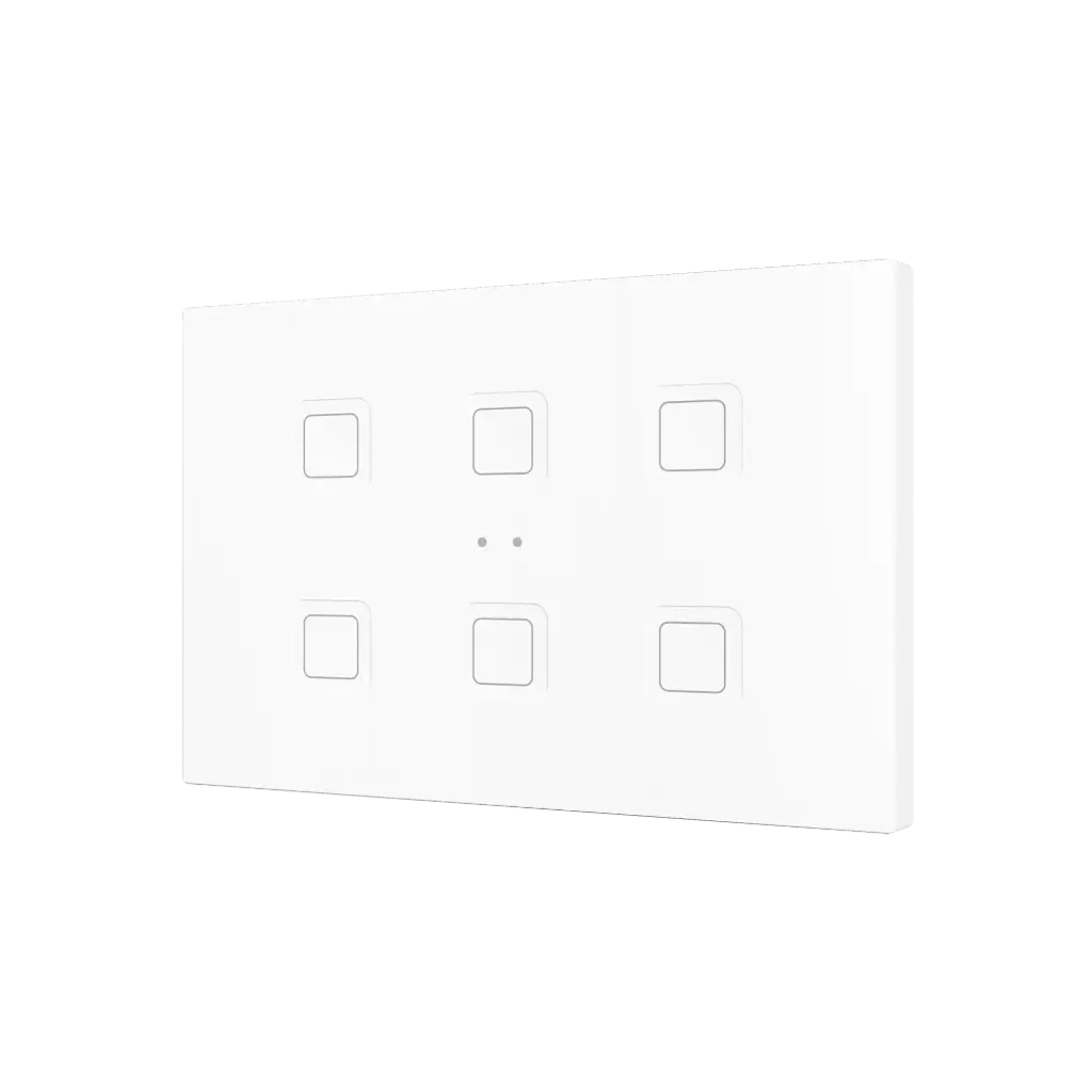 Zennio Tecla RGB XL X6 (Blanc)