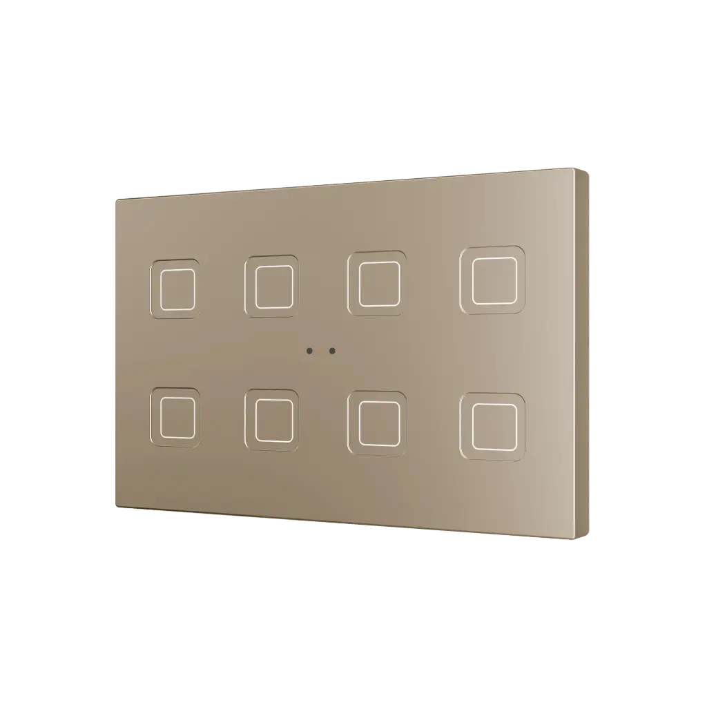 Zennio Tecla RGB XL X8 (Champagne)