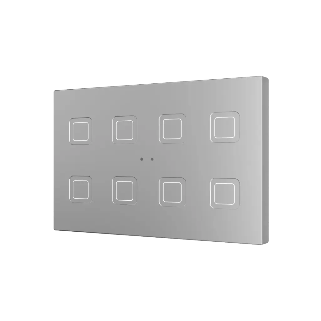 Zennio Tecla RGB XL X8 (Zilver)