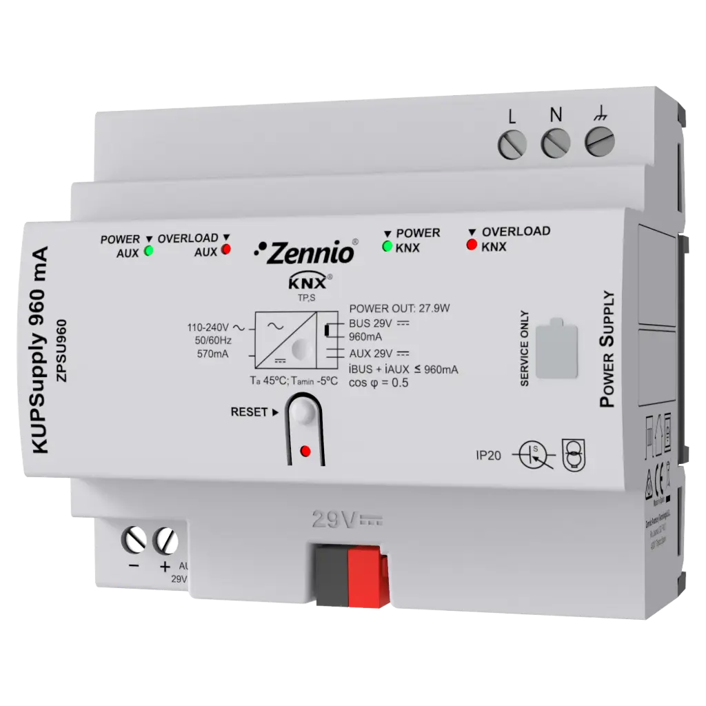 Zennio KUPSupply 960mA