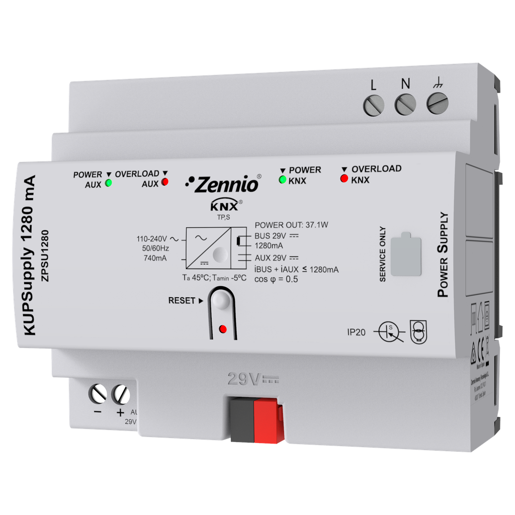 Zennio KUPSupply 1280mA