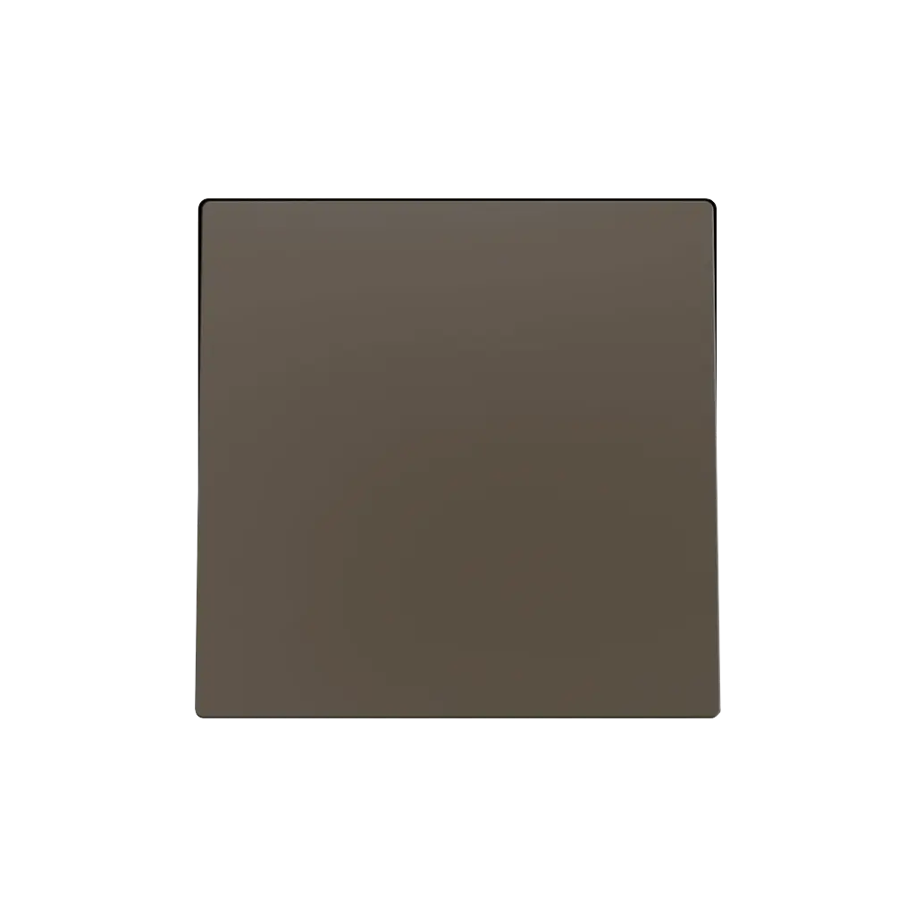 Zennio ZS55 - Bouton-poussoir 1P (Moka)