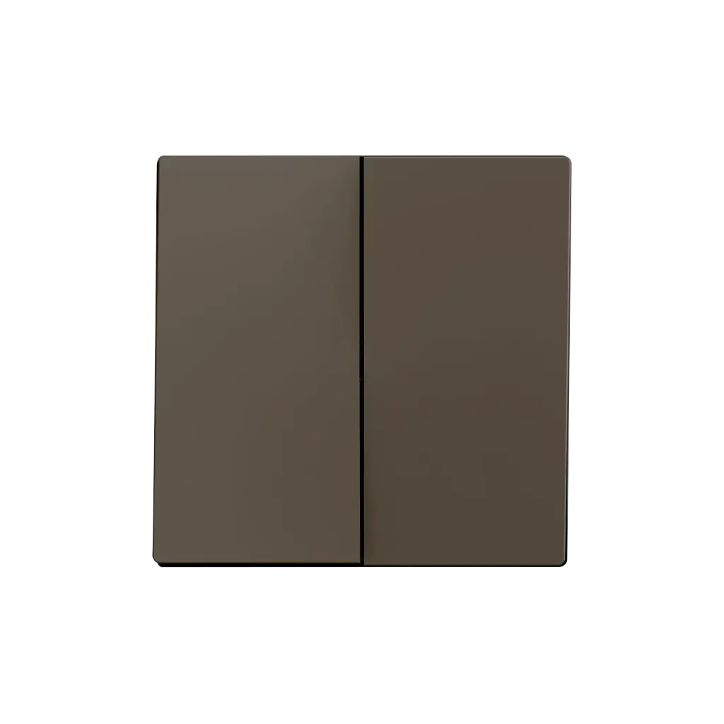 Zennio ZS55 - Bouton-poussoir 2P (Moka)