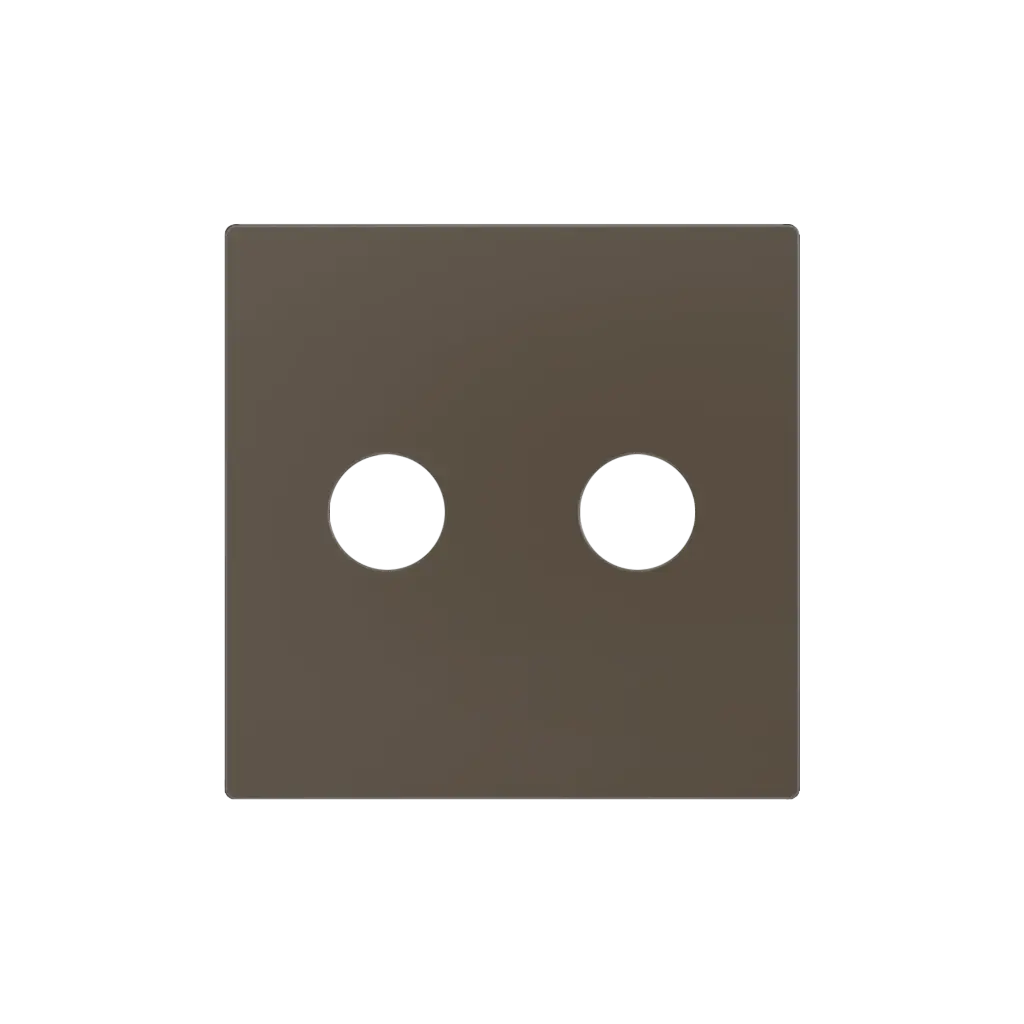 Zennio ZS55 - RCA centraalplaat (Mokka) - VPE=10