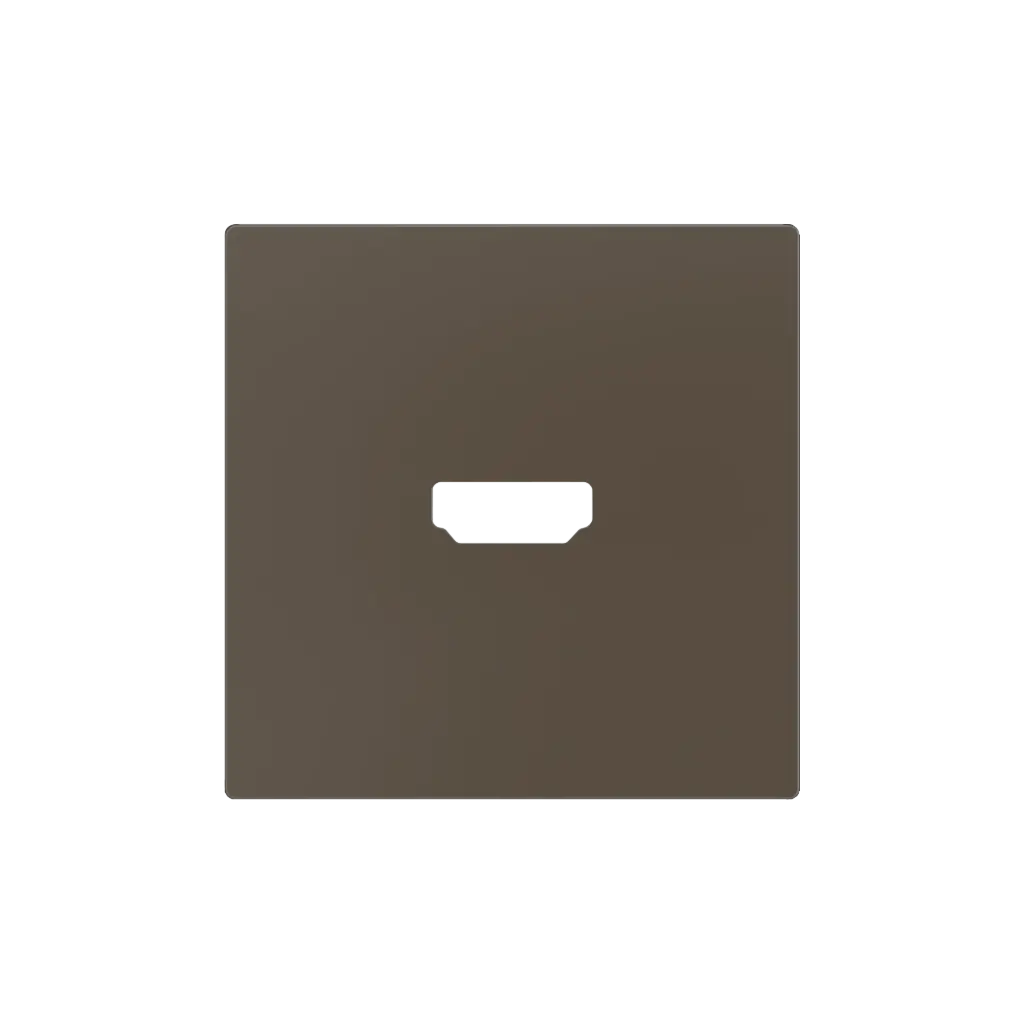 Zennio ZS55 - HDMI centraalplaat (Mokka)