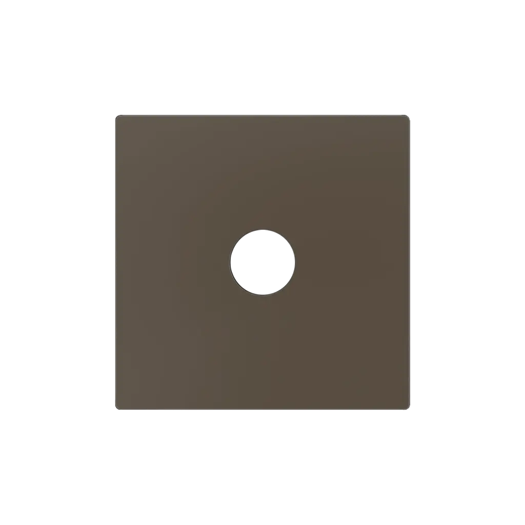 Zennio ZS55 - 3.5mm jack centraalplaat (Mokka) - VPE=10