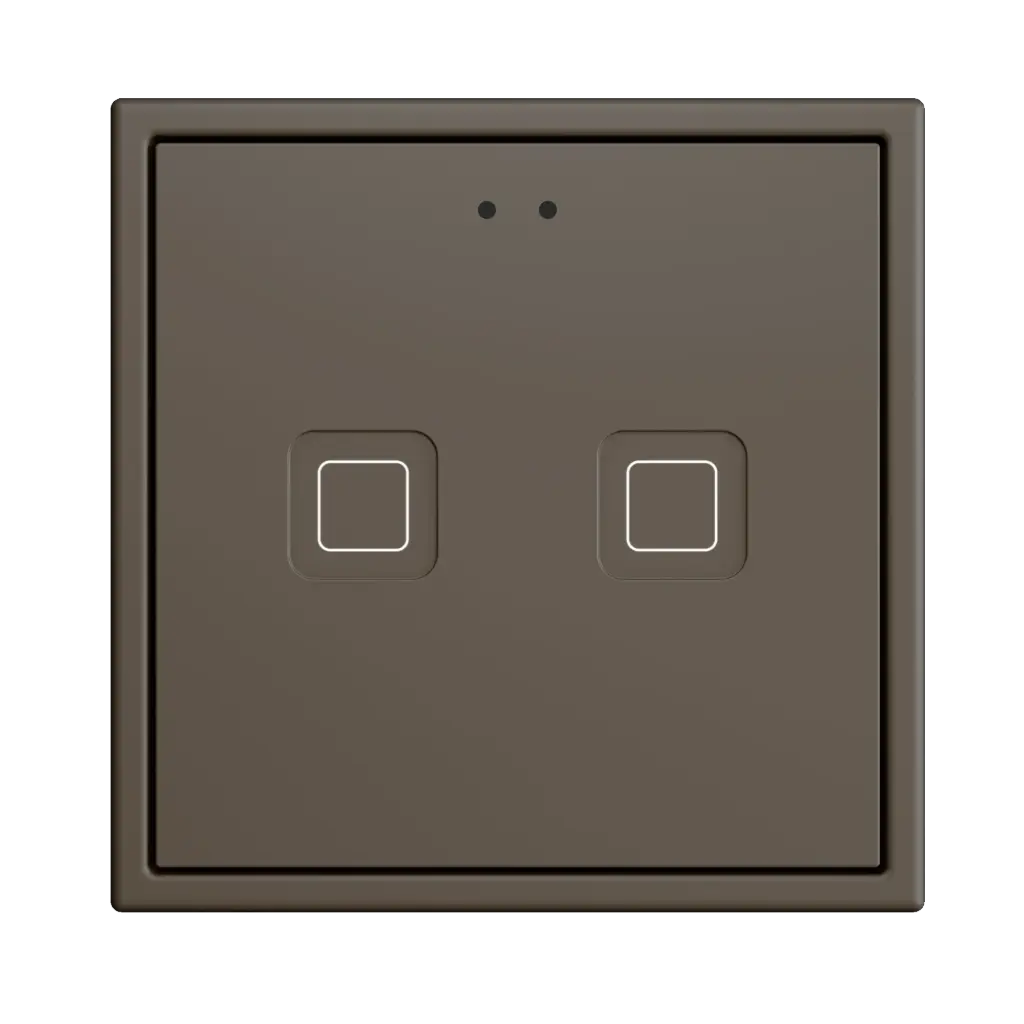 Zennio Tecla RGB 70 X2 (Moka)