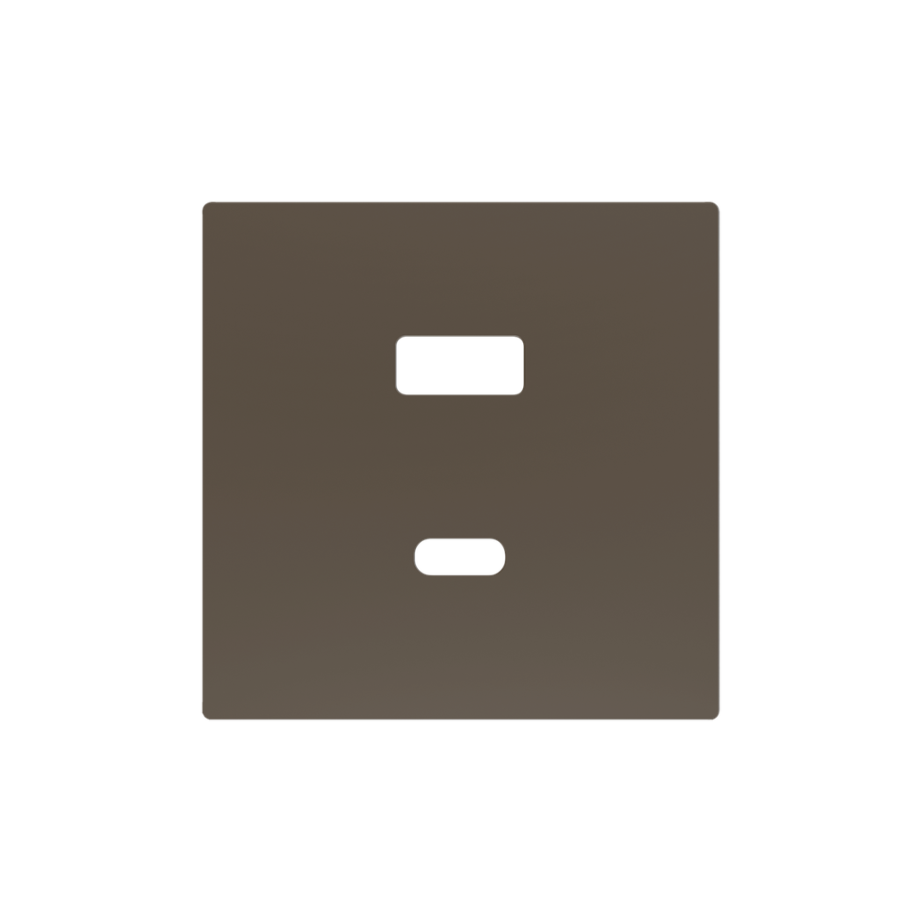 Zennio ZS55 - Cache USB-C+A (Moka)