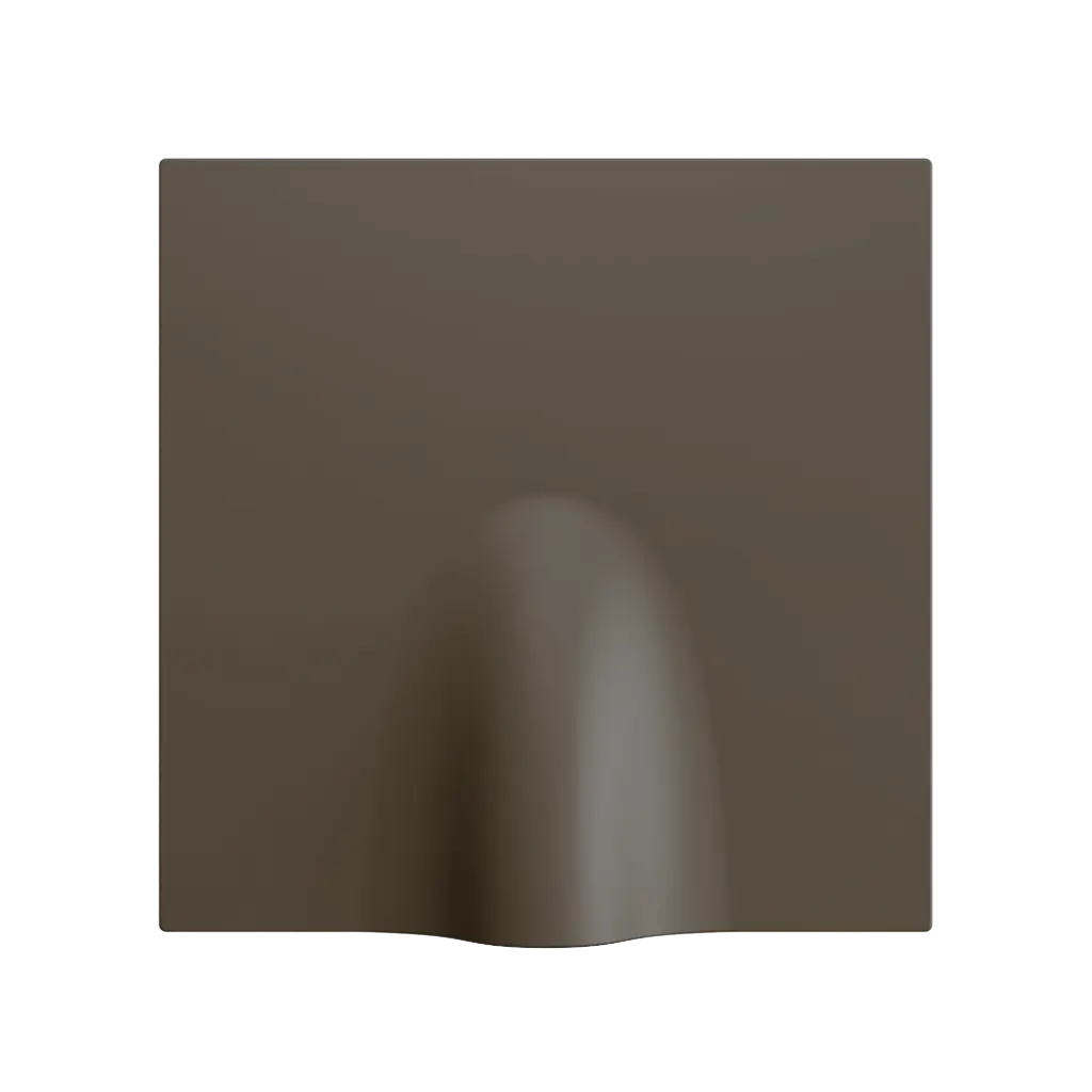 Zennio ZS70 - Afdekking voor kabeluitgang (Mokka)