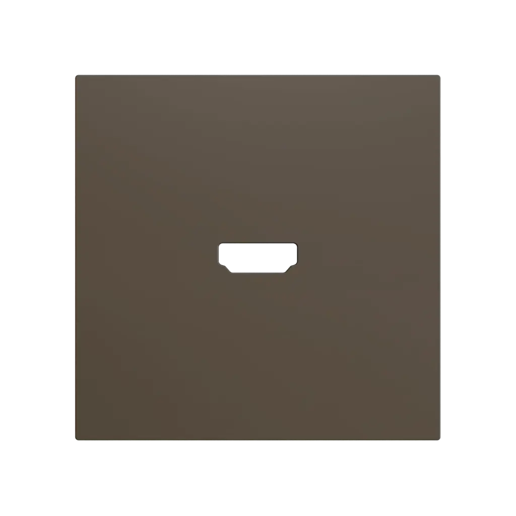Zennio ZS70 - HDMI centraalplaat (Moka)