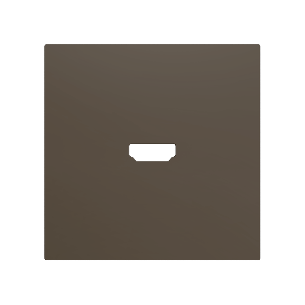 Zennio ZS70 - HDMI centraalplaat (Moka)