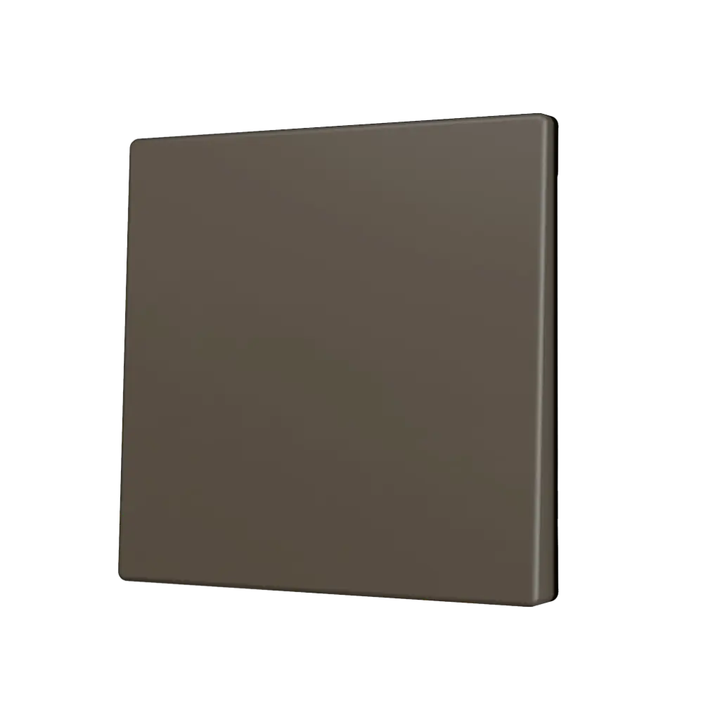 Zennio ZS70 - Enkelvoudige toets (op/neer) voor KNX Soft drukknop (Mokka)