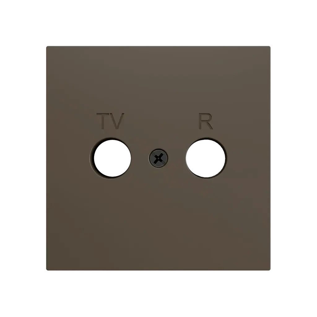 Zennio ZS70 - TV-R centraalplaat (Mokka)