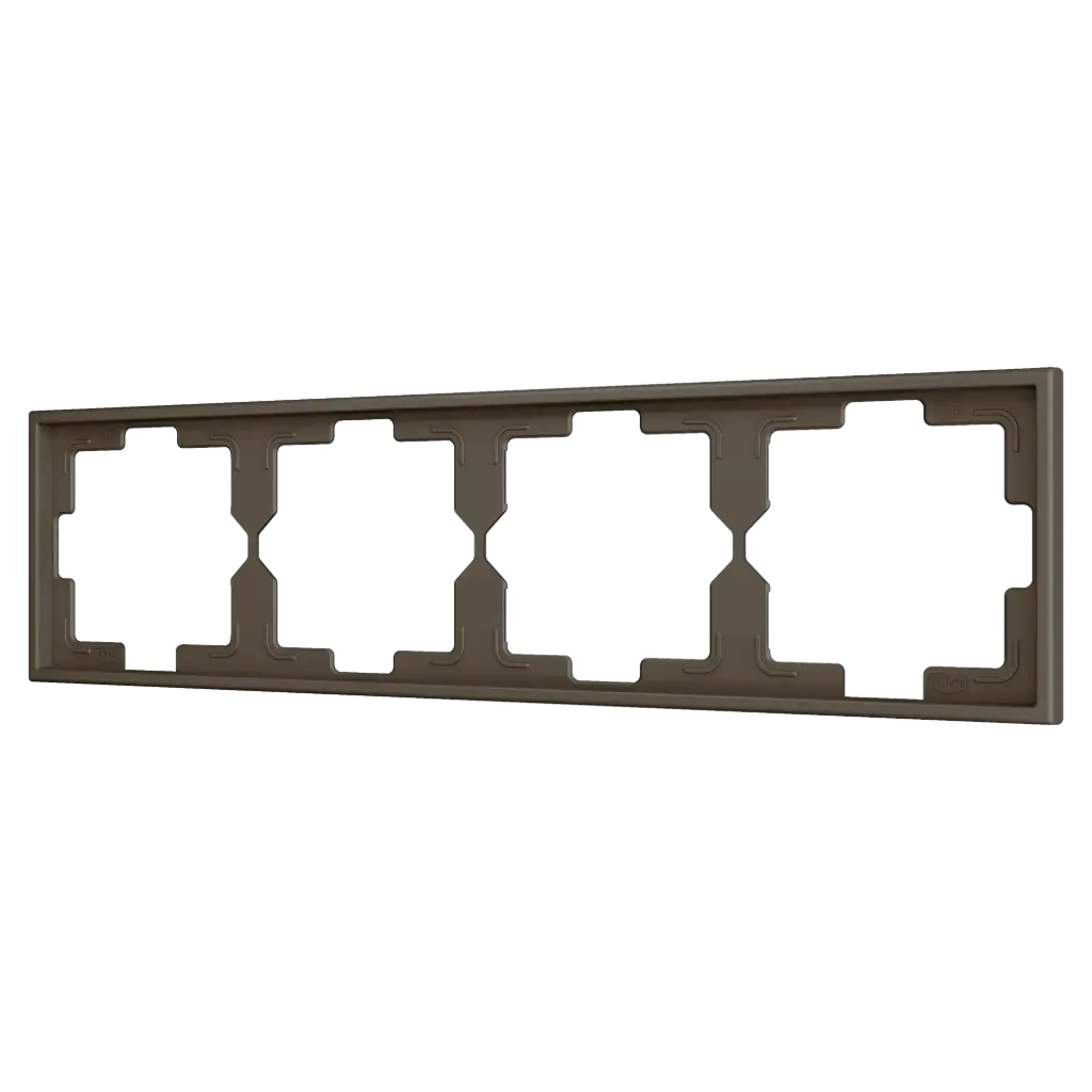 Zennio ZS70 - Afdekraam 4M (Mokka)