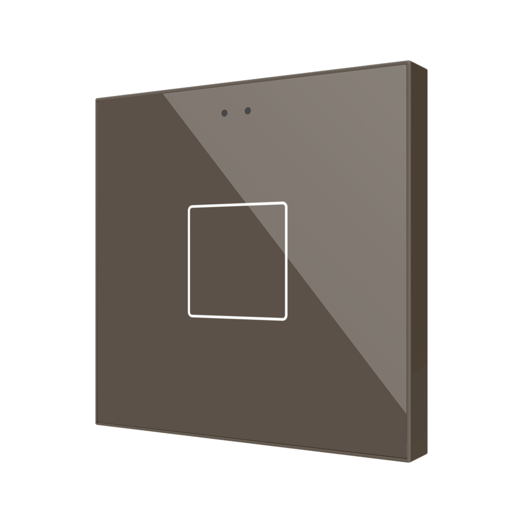 Zennio Flat RGB 1 (Moka)