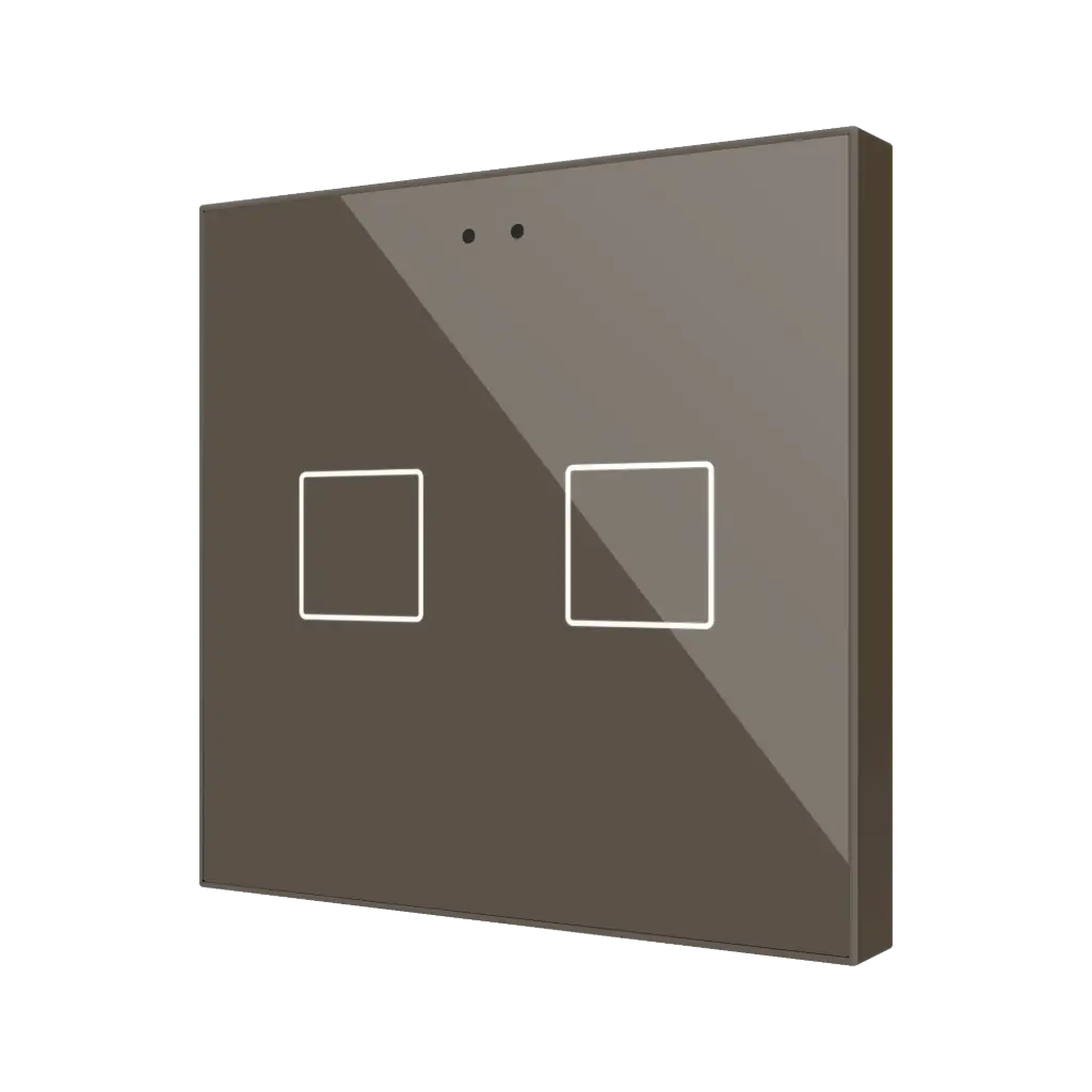 Zennio Flat RGB 2 (Mokka)