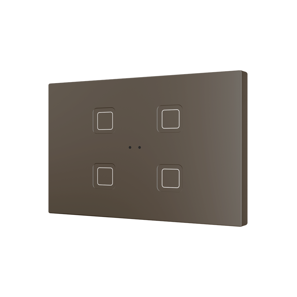 Zennio Tecla RGB XL X4 (Moka)