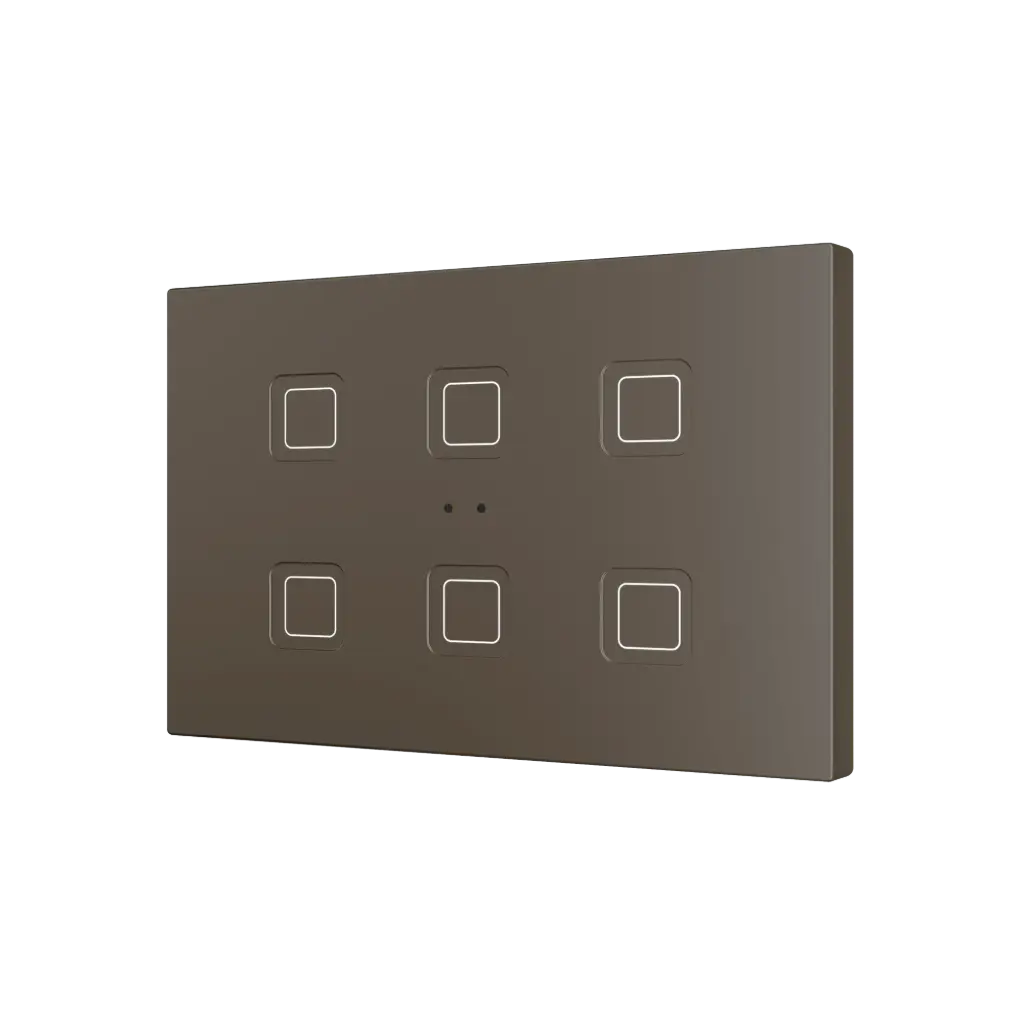 Zennio Tecla RGB XL X6 (Moka)