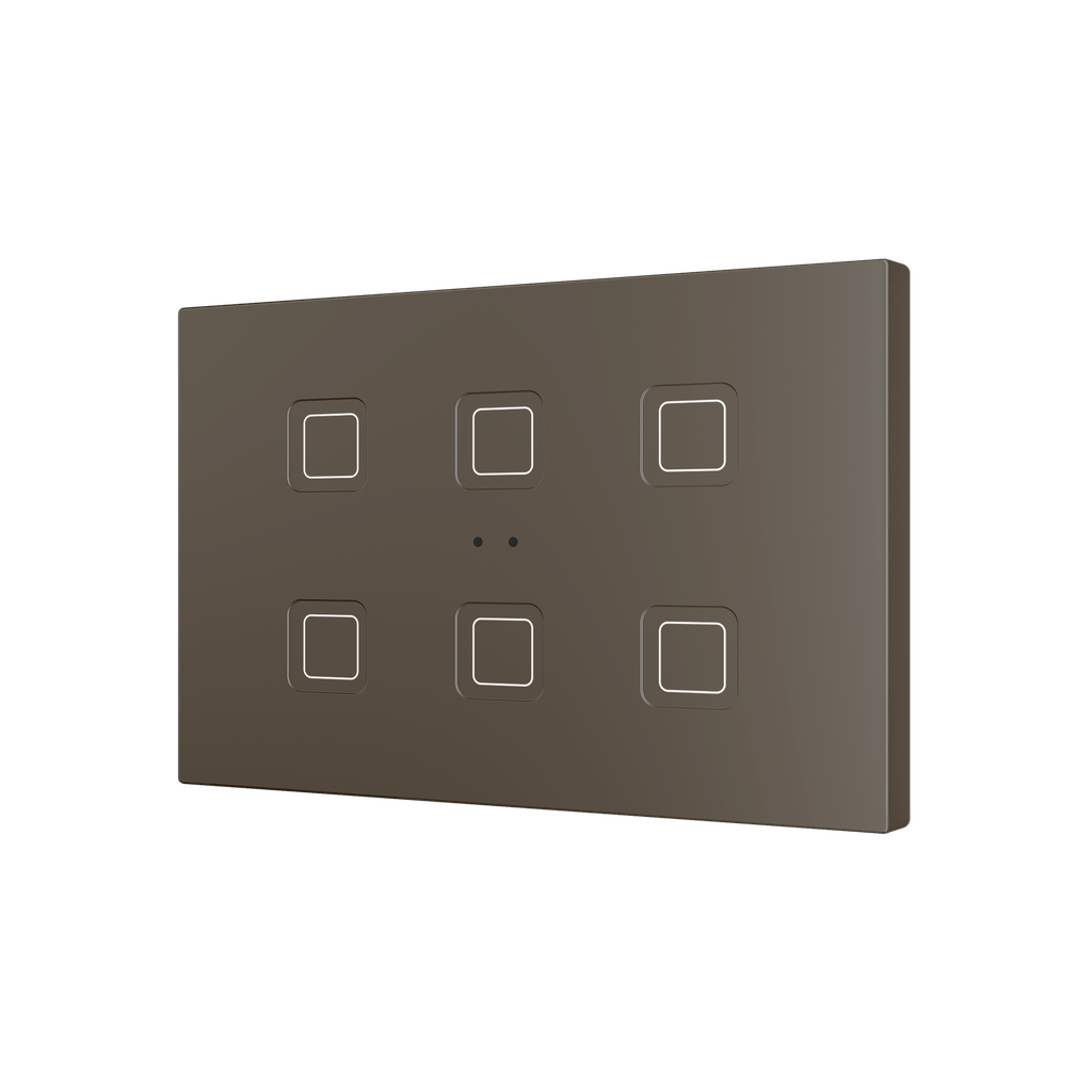 Zennio Tecla RGB XL X6 (Moka)