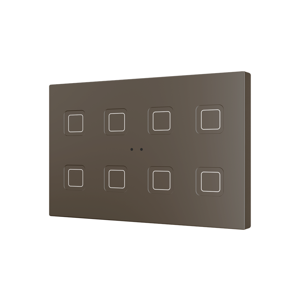 Zennio Tecla RGB XL X8 (Moka)