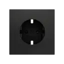 Zennio ZS70 - Cache pour prise schuko à vis ZE8300003 (Antraciet)