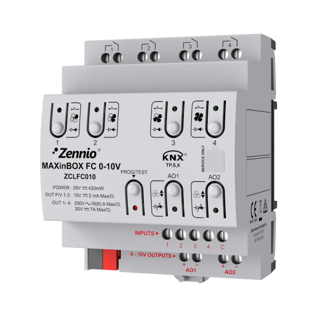 Zennio MAXinBOX FC 0-10V