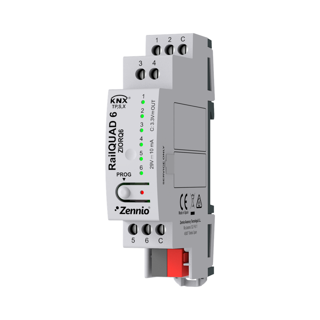 Zennio RailQuad 6
