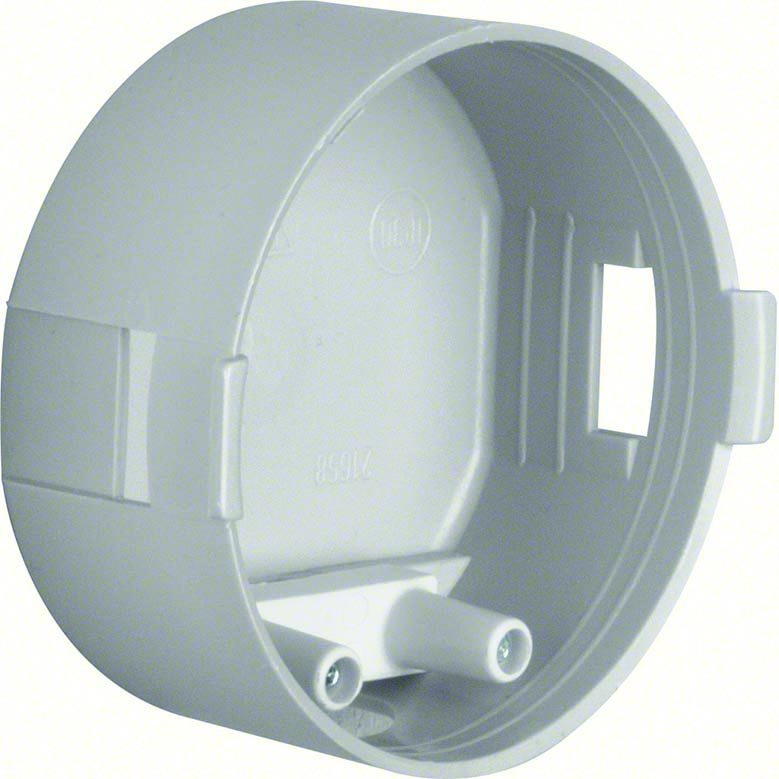 Berker Integro - Boîtier à encastrer 45mm plat avec serre-câble (Gris) - UE=100