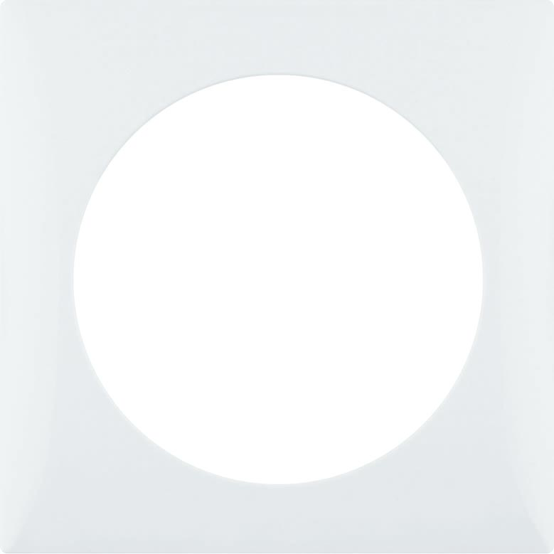 Berker Integro Flow - Plaque de recouvrement 1P (Blanc polaire brillant) - UE=10