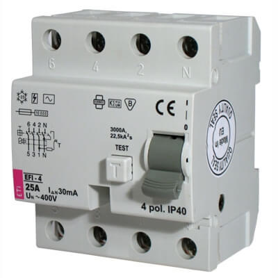 ETI ASTI - Différentielle EFI-4A 25 /0.03A