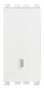 Vimar Arké - bouton poussoir 1P NO 10A (Blanc)