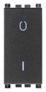 Vimar Arké - Interrupteur 1P 16AX (Gris)