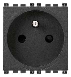 Vimar Arké - 2P+T 16A Prise à terre SICURY (Gris)