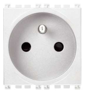 Vimar Arké - 2P+E 16A Penaarde stopcontact (Wit)
