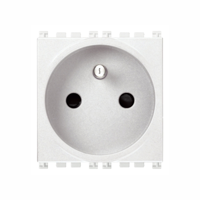 Vimar Arké - 2P+E 16A Penaarde stopcontact met steekklemmen (Wit)