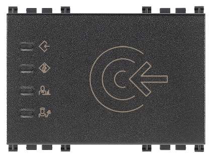 Vimar Arké - Lecteur transponder extérieur KNX (Gris)