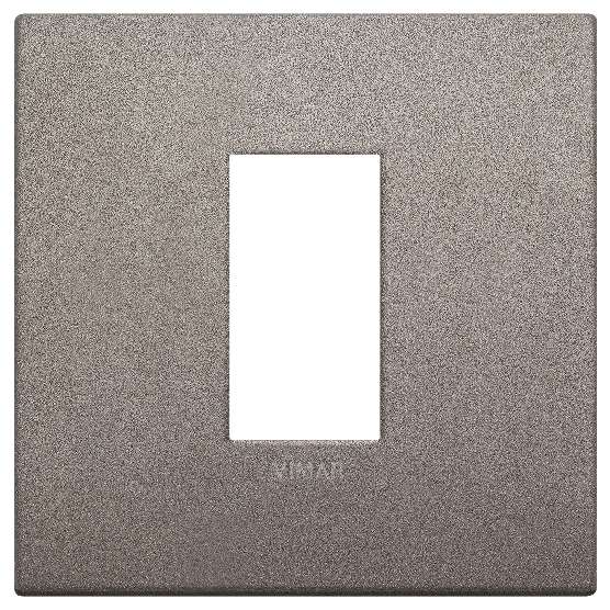 Vimar Arké Classic - Metal-Color 1M (Metaal - Mat Titanium)