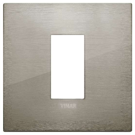 Vimar Arké Classic - Metal-Elite 1M (Metaal - Brushed Inox)