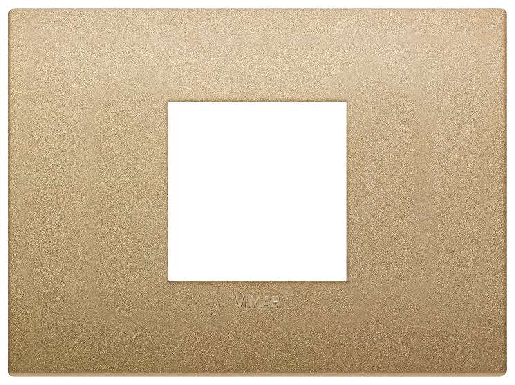 Vimar Arké Classic - Color-Tech 2M Centraal (Technopolymeer -  Matt Gold)