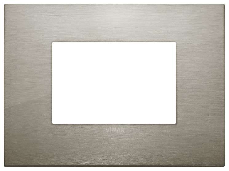Vimar Arké Classic - Metal-Elite 3M (Métal - Brushed Inox)