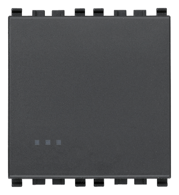Vimar Eikon - Interrupteur 1P 16AX 2M (Gris)