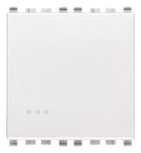 Vimar Eikon - Interrupteur 1P 16AX 2M (Blanc)