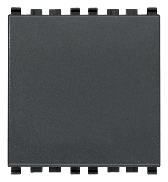 Vimar Eikon - 1P NO 10A drukknop 2M (Grijs)