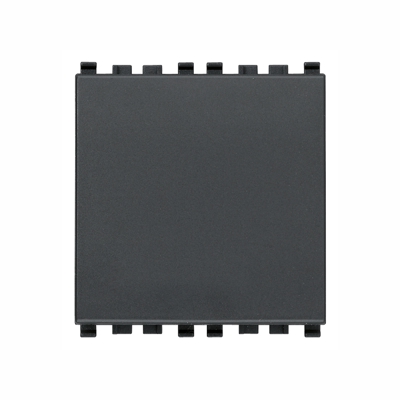 Vimar Eikon - Bouton-poussoir 1P NO 10A 2M avec bornes rapide (Gris)